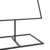 Metallinen joulukuusi koristeeksi musta 150 cm