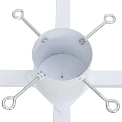 Valkoinen joulukuusenjalusta Fener 61x61x15,5cm