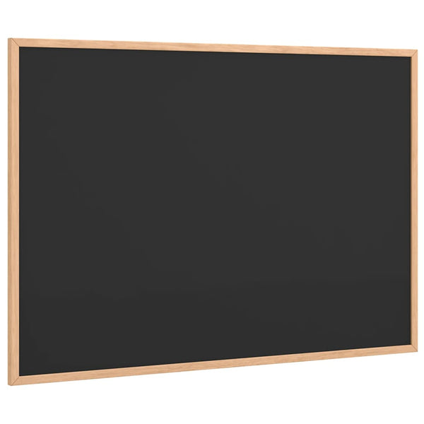 Liitutaulu massiivimäntykehyksellä musta 80x55 cm