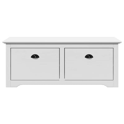 Valkoinen eteisen penkki bodo Ulysses 114x40x45cm