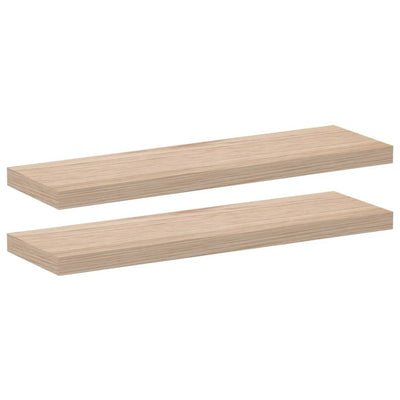 Kelluvat hyllyt 2 kpl 80x23,5x4 cm tekninen puu