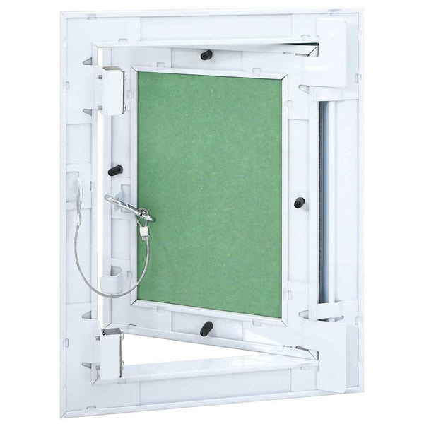 Access Panel Vihreä ja hopea 20 x 25 cm Alumiini ja kipsilevy