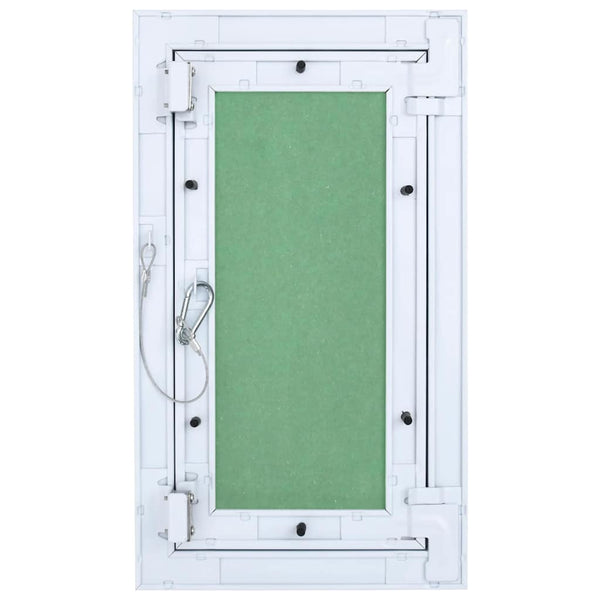 Access Panel Vihreä ja hopea 20 x 35 cm Alumiini ja kipsilevy