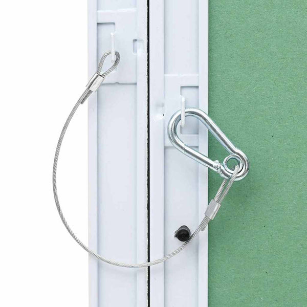 Access Panel Vihreä ja hopea 25 x 35 cm Alumiini ja kipsilevy