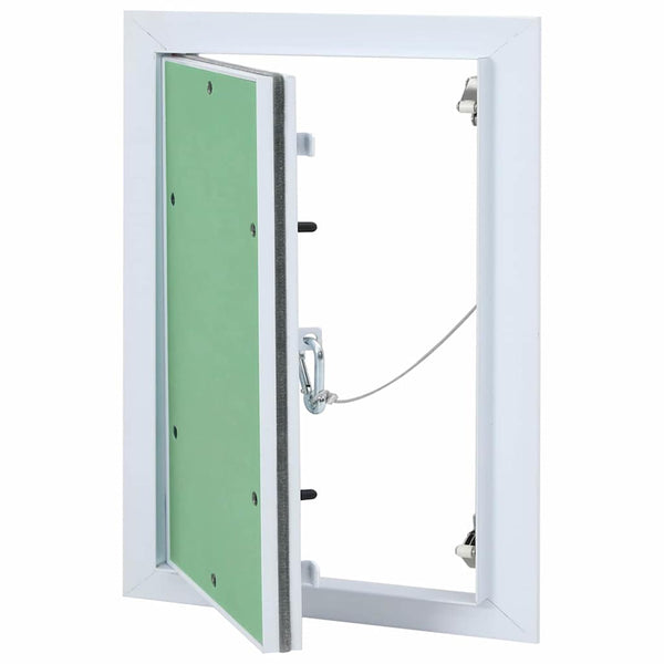 Access Panel Vihreä ja hopea 25 x 35 cm Alumiini ja kipsilevy