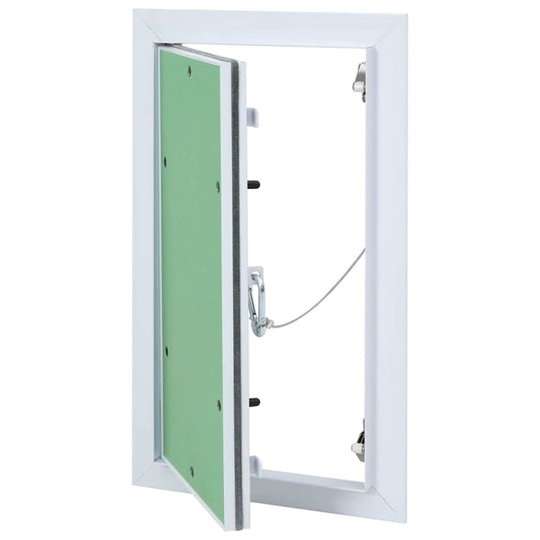 Access Panel Vihreä ja hopea 25 x 45 cm Alumiini ja kipsilevy