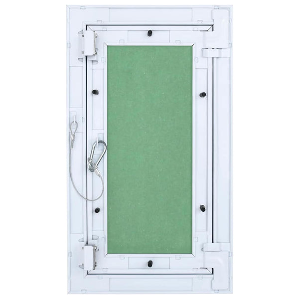 Access Panel Vihreä ja hopea 25 x 45 cm Alumiini ja kipsilevy