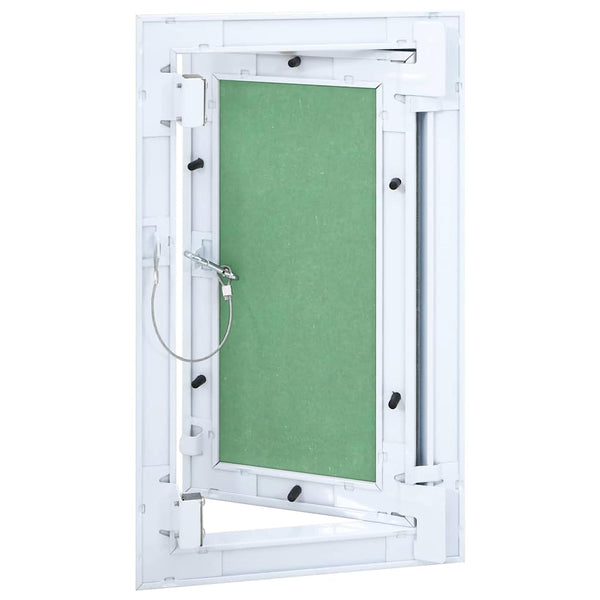 Access Panel Vihreä ja hopea 30 x 55 cm Alumiini ja kipsilevy