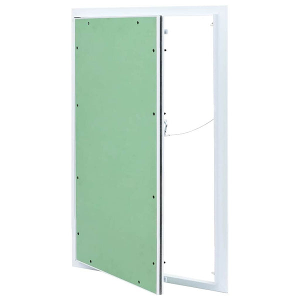 Access Panel Vihreä ja hopea 55 x 75 cm Alumiini ja kipsilevy