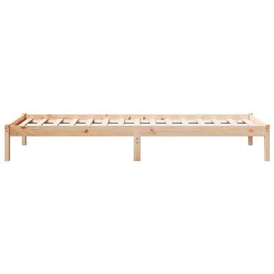 Sängynrunko erikoispitkä ilman patjaa 80x210 cm täysi mänty