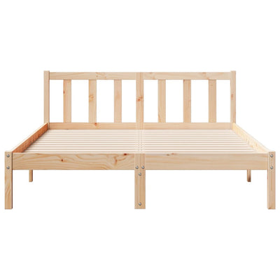 Sängynrunko erikoispitkä ilman patjaa 160x210 cm täysi mänty