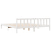 Valkoinen sängynrunko erikoispitkä ei patjaa Tomas 180x220cm (mänty)