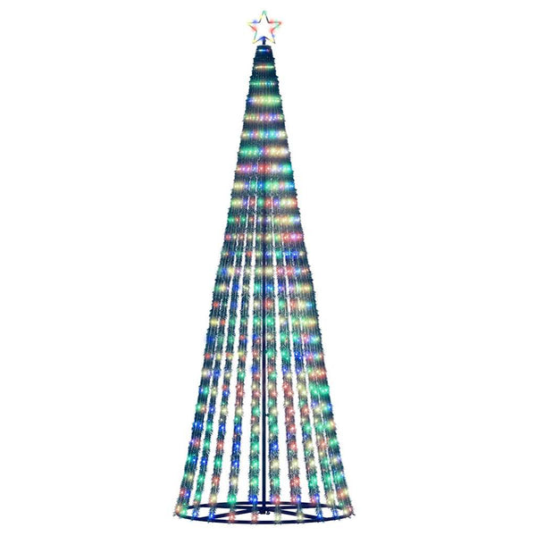 LED joulukuusi 475 LEDiä Värikäs 247 cm