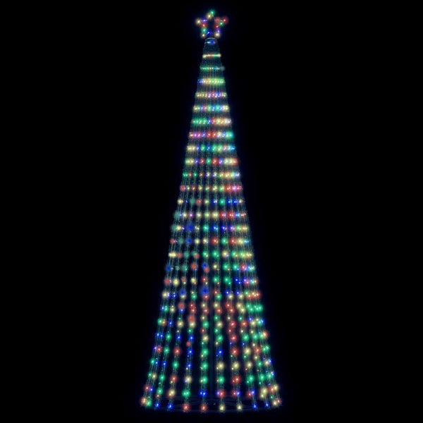 LED joulukuusi 475 LEDiä Värikäs 247 cm