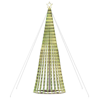 Lämmin valkoinen led joulukuusi Bisica 403cm (1028 lediä)