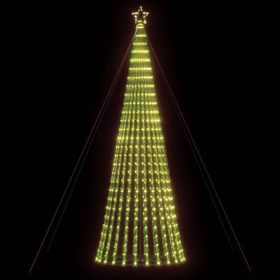 Lämmin valkoinen led joulukuusi Bisica 403cm (1028 lediä)