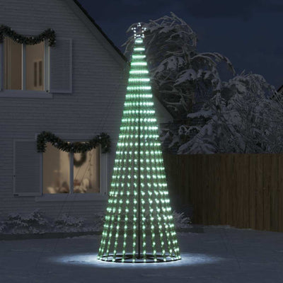 Kylmävalkoinen led joulukuusi Bisica 403cm (1028 ledit)