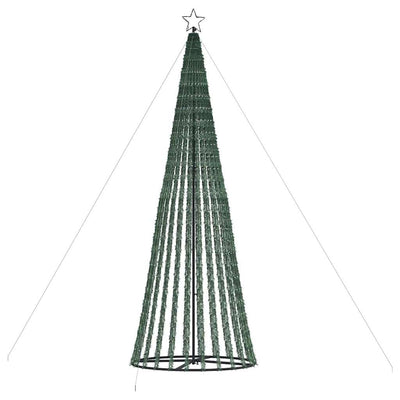 Kylmävalkoinen led joulukuusi Bisica 403cm (1028 ledit)