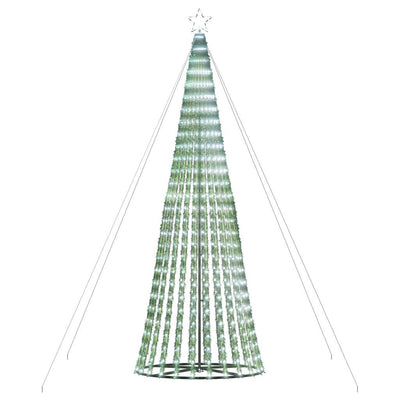Kylmävalkoinen led joulukuusi Bisica 403cm (1028 ledit)