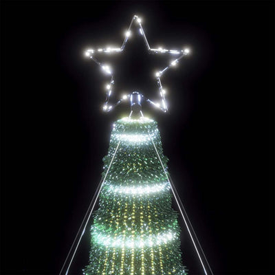 Kylmävalkoinen led joulukuusi Bisica 403cm (1028 ledit)