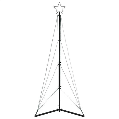 joulukuusenvalo 363 LEDiä Kylmävalkoinen 182 cm