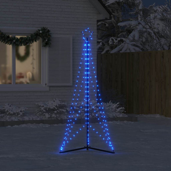 Sinistä joulukuusenvalo Vichentia 180cm (363 led-valoa)