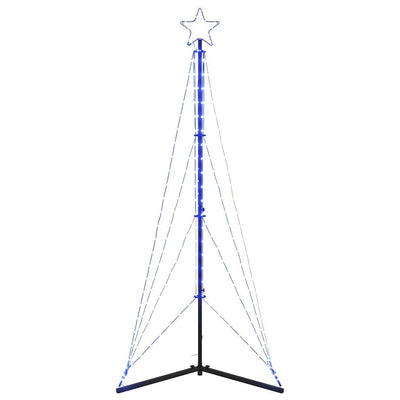 joulukuusenvalo 363 sinistä LED-valoa 180 cm
