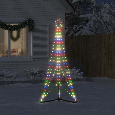 Joulukuusen LED-valot 363 LED-valoa värikäs 180 cm