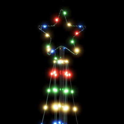 Joulukuusen LED-valot 363 LED-valoa värikäs 180 cm