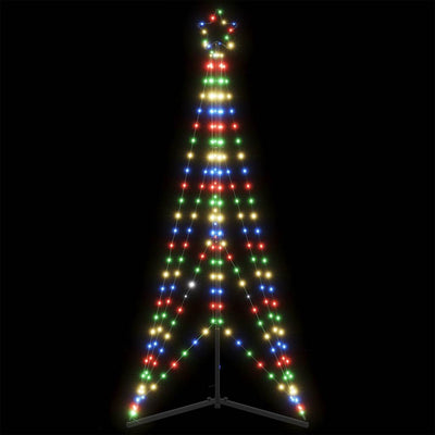 Joulukuusen LED-valot 363 LED-valoa värikäs 180 cm