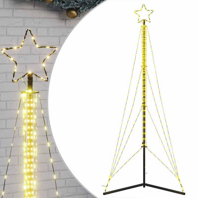 Lämmin valkoinen led joulukuusi Vichentia 240cm (483 lediä)