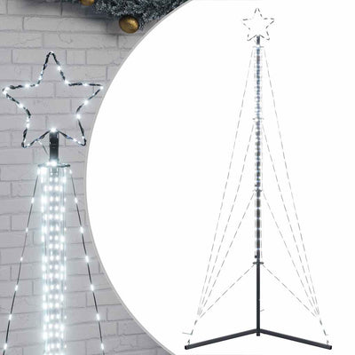 Kylmävalkoinen led joulukuusi Vichentia 240cm (483 ledit)