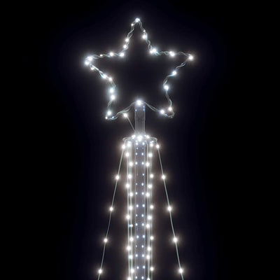 Kylmävalkoinen led joulukuusi Vichentia 240cm (483 ledit)