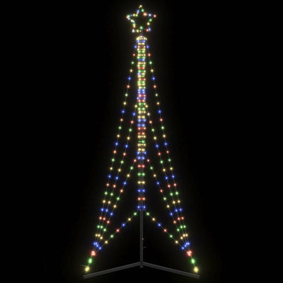 Värikäs led joulukuusi Vichentia 240cm (483 lediä)