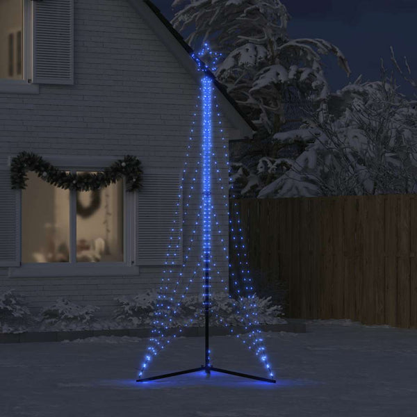 Sinistä joulukuusenvalo Vichentia 300cm (525 led-valoa)