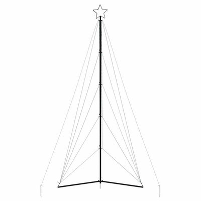 Joulukuusen LED-valot 615 LED-valoa kylmä valkoinen 400 cm