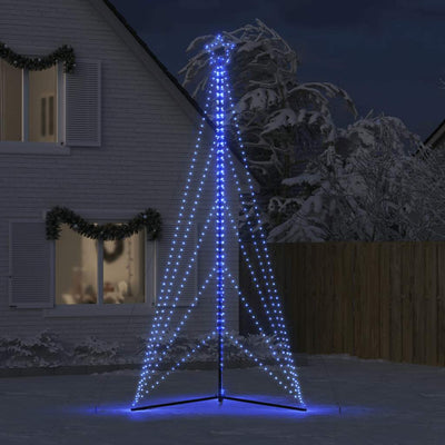 Joulukuusen LED-valot 615 LED-valoa sininen 400 cm
