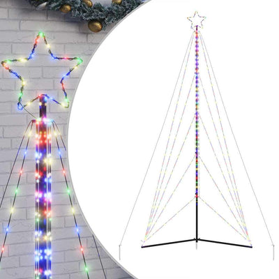 Joulukuusen LED-valot 615 LED-valoa värikäs 400 cm