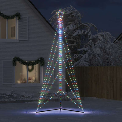 Joulukuusen LED-valot 615 LED-valoa värikäs 400 cm