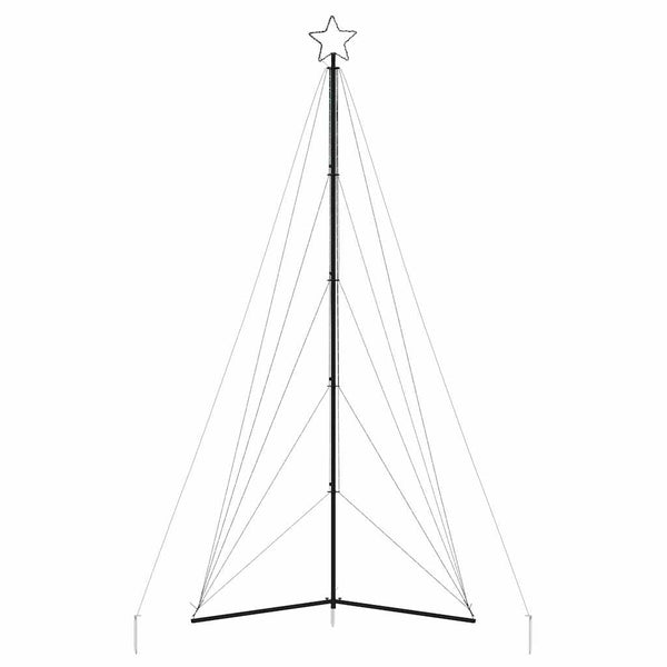 Värikäs joulukuusen led-valot Vichentia 400cm (615 led-valoa)