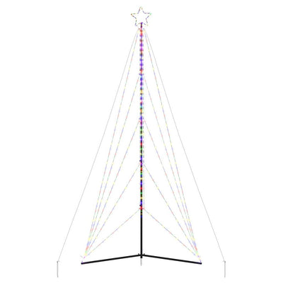 Joulukuusen LED-valot 615 LED-valoa värikäs 400 cm