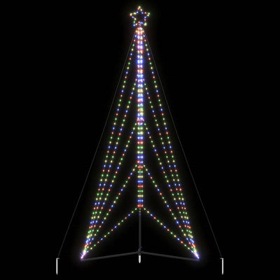 Joulukuusen LED-valot 615 LED-valoa värikäs 400 cm