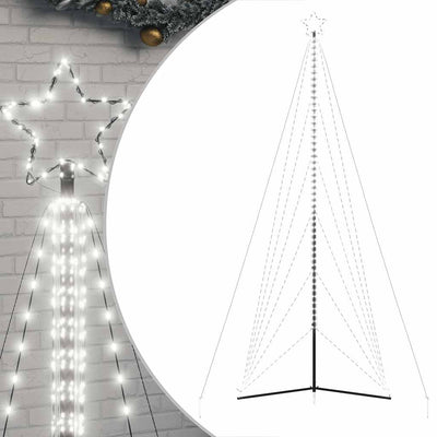 joulukuusenvalo 861 LEDiä Kylmävalkoinen 480 cm