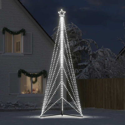 joulukuusenvalo 861 LEDiä Kylmävalkoinen 480 cm