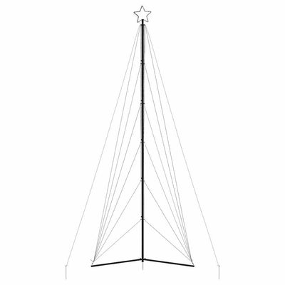 joulukuusenvalo 861 LEDiä Kylmävalkoinen 480 cm