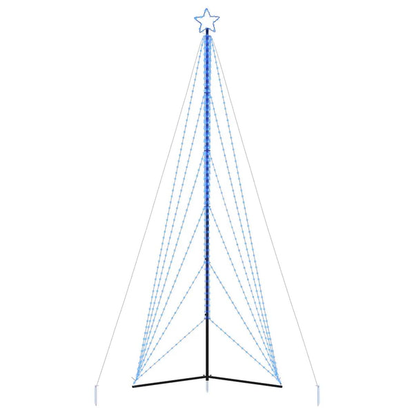 Sinistä joulukuusenvalo Vichentia 480cm (861 led-valoa)
