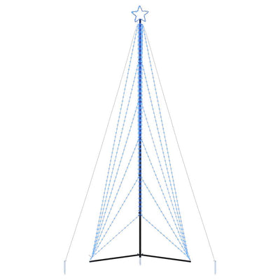 joulukuusenvalo 861 sinistä LED-valoa 480 cm