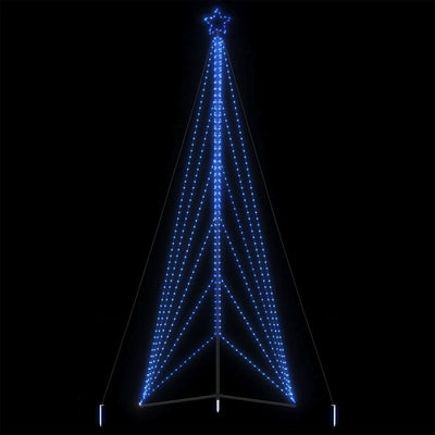 joulukuusenvalo 861 sinistä LED-valoa 480 cm