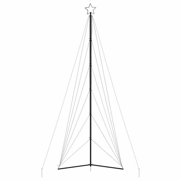 Värikäs joulukuusen led-valot Vichentia 480cm (861 led-valoa)