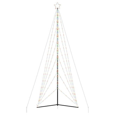Joulukuusen LED-valot 861 LED-valoa värikäs 480 cm
